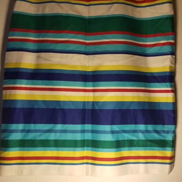 Talbots Size 8P Striped Straight Pencil Skirt - Picture 3 of 8